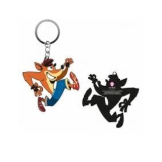 RUBBER KEYCHAIN CRASH BANDICOOD